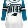 New Era Women's NFL Carolina Panthers Scoop Neck T-Shirt 3/4 Sleeve Tee 78030L -Baseball Cap Sales Shop 11607265 1 06262.1667489265.1280.1280