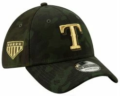 New Era 2019 MLB Texas Rangers Hat Cap Armed Forces Day 39Thirty 3930 12039508