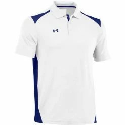 Under Armour Men's Team Colorblock Polo Golf Shirt, 1243082 -Baseball Cap Sales Shop 1243082 102 1 72517.1678884330.1280.1280