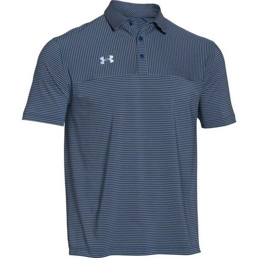 Under Armour Men's Clubhouse Striped Polo Golf Shirt, Assorted Colors 1270402 5 Under Armour Men's Clubhouse Striped Polo Golf Shirt, Assorted Colors 1270402 - Image 3