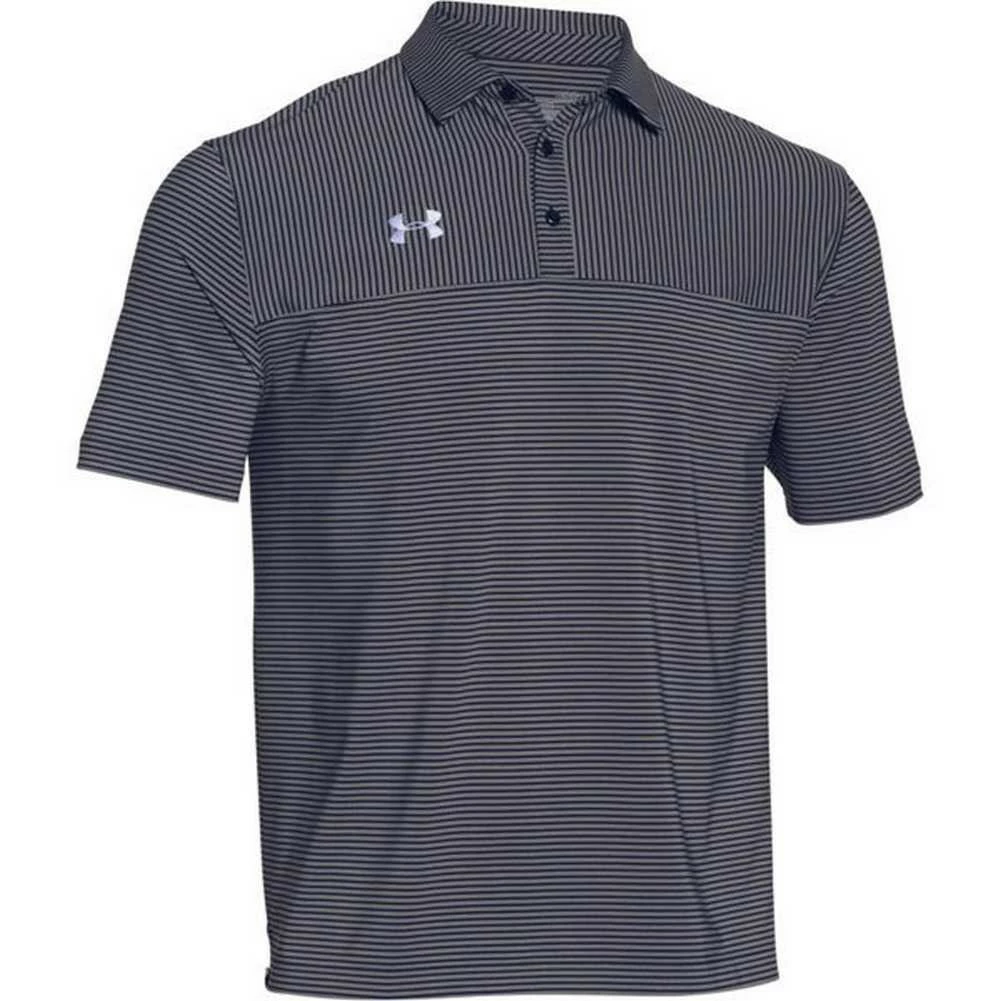 Under Armour Men's Clubhouse Striped Polo Golf Shirt, Assorted Colors 1270402 6 Under Armour Men's Clubhouse Striped Polo Golf Shirt, Assorted Colors 1270402 - Image 4