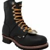 AdTec Mens 9" Logger Steel Toe Work Boot Full-Grain Leather Job Site Black 1428 -Baseball Cap Sales Shop 1428 1 58846.1667488241.1280.1280