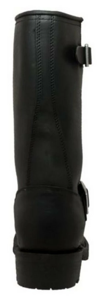 RideTecs Men's Engineer Boots Leather Motorcycle Biker Work Safety Black 1440 4 RideTecs Men's Engineer Boots Leather Motorcycle Biker Work Safety Black 1440 - Image 2