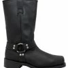 RideTecs Men's 13" Harness Boot Leather Motorcycle Biker Work Safety Black 1442