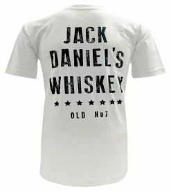 Jack Daniels Mens White Pocket Cotton T-Shirt Tee, White/Black. 15261466JD-01 -Baseball Cap Sales Shop 15261466jd 01 3 46330.1677736876.1280.1280