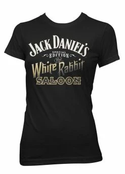 Jack Daniels Womens SE White Rabbit Saloon Short Sleeve T-Shirt 15361423JD-89