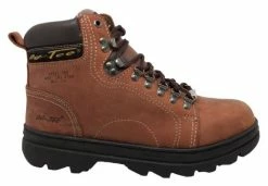 AdTec Men's 6" Crazy Horse Leather Hiker Boots Steel Toe Work Rugged Brown 1977