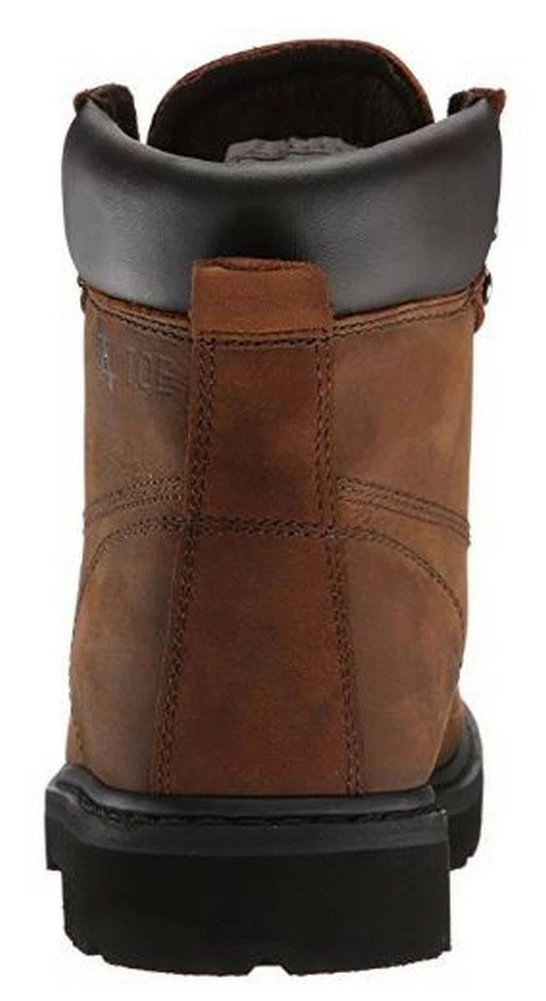 AdTec Men's 6" Steel Toe Work Boot Rugged Contractor Slip Resistant Brown 1981 4 AdTec Men's 6" Steel Toe Work Boot Rugged Contractor Slip Resistant Brown 1981 - Image 2