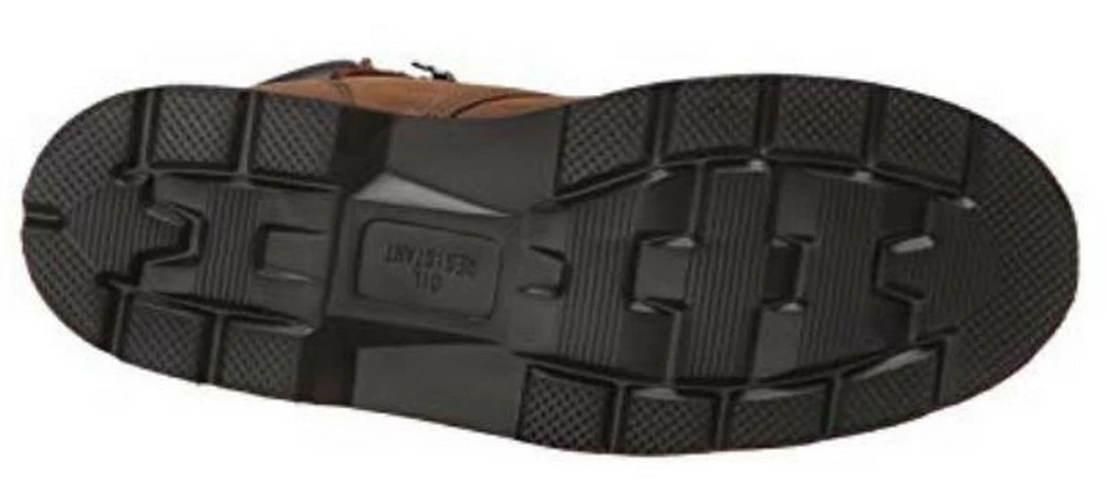 AdTec Men's 6" Steel Toe Work Boot Rugged Contractor Slip Resistant Brown 1981 5 AdTec Men's 6" Steel Toe Work Boot Rugged Contractor Slip Resistant Brown 1981 - Image 3