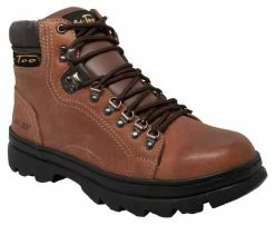 AdTec Men's 6" Crazy Horse Leather Hiker Boots Soft Toe Work Rugged Brown 1987