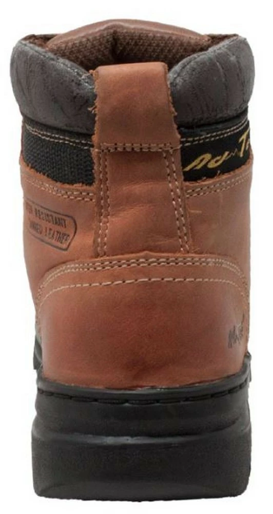 AdTec Men's 6" Crazy Horse Leather Hiker Boots Soft Toe Work Rugged Brown 1987 4 AdTec Men's 6" Crazy Horse Leather Hiker Boots Soft Toe Work Rugged Brown 1987 - Image 2
