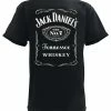 Jack Daniels Men's Front Black Label Short Sleeve T-Shirt - Black 33261400JD-89 -Baseball Cap Sales Shop 33261400jd 89a 1 42164.1677682155.1280.1280