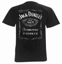 Jack Daniels Men's JD Black Label Short Sleeve T-Shirt - Black 33261456JD-89 -Baseball Cap Sales Shop 33261456jd 89a 2 70712.1677736695.1280.1280