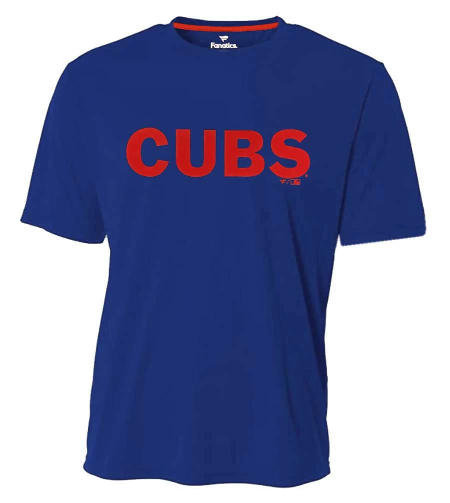 Fanatics Mens MLB Chicago Cubs Taped Up Tee T-Shirt Short Sleeve Baseball 3 Fanatics Mens MLB Chicago Cubs Taped Up Tee T-Shirt Short Sleeve Baseball