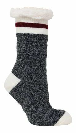 Polar Heat Women's Polar Heat Acrylic Thermal Winter Socks W/ Anti-Skid 4357 -Baseball Cap Sales Shop 4357g charcoal 1 80668.1678478358.1280.1280