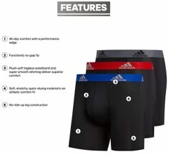 Adidas Men's Performance Boxer Brief Underwear (3-Pack) � Black/Royal/Red -Baseball Cap Sales Shop 5152378 3 52898.1667488234.1280.1280