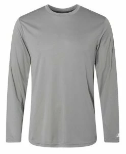 Russell Athletic Men's Dri-Power Performance Long Sleeve Shirt - Steel Gray