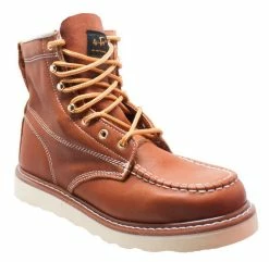 AdTec Men's Men's 6" Moc Soft Toe Work Boot Lace Leather Hiker Hiking 9238L