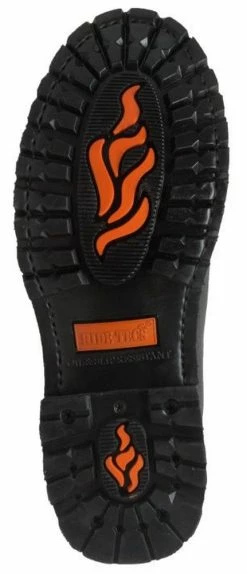 RideTecs Men's 6" Reflective Biker Lace Boot Reflective Trim Leather Black 9797 -Baseball Cap Sales Shop 9797 3 98721.1667488452.1280.1280