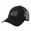 Rapid Dominance Ripstop Men's Embroidered USA Flag Trucker Cap Hat A13 (Black) -Baseball Cap Sales Shop a13 usa2 blkb 1 75502.1667488426.1280.1280