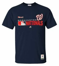 Majestic Mens MLB Washington Nationals Distinction Tee T-Shirt S/S Baseball