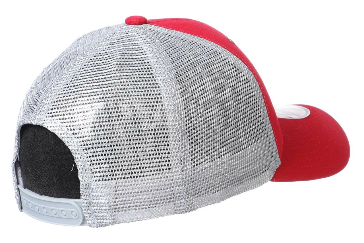 Zephyr University Of Arizona Trailhead Patch Adjustable Trucker Cap - Red/Gray 6 Zephyr University Of Arizona Trailhead Patch Adjustable Trucker Cap - Red/Gray - Image 4