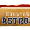Pets First Houston Astros Hot Dog Shaped Squeaker Plush Dog Toy - Brown -Baseball Cap Sales Shop ast 3354 1 84587.1667488370.1280.1280