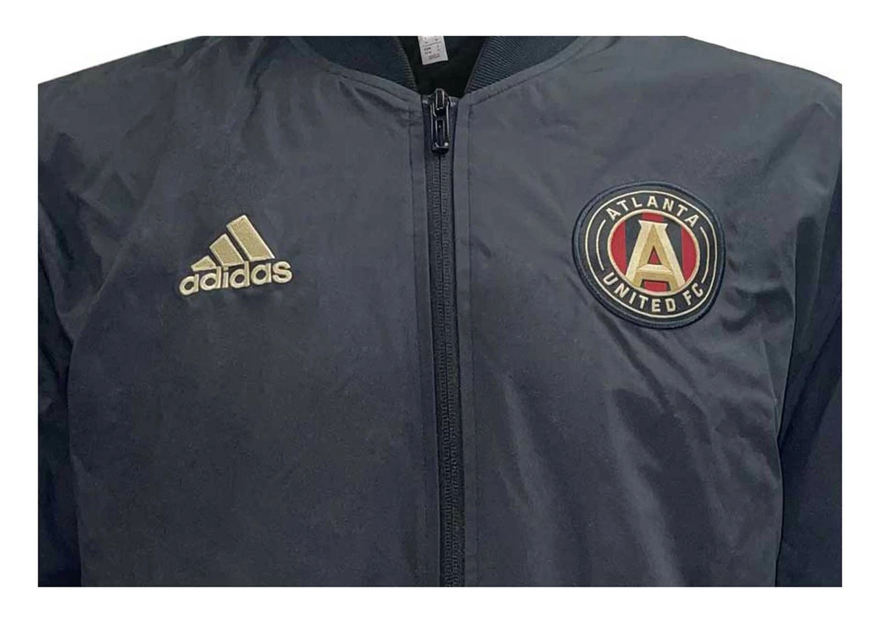 Adidas Men's MLS Atlanta United Soccer Full Zip Jacket Major League Soccer (M) 4 Adidas Men's MLS Atlanta United Soccer Full Zip Jacket Major League Soccer (M) - Image 2