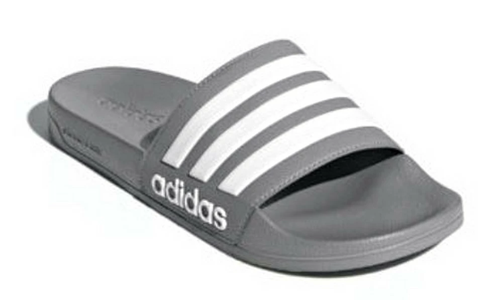 Adidas Mens Adilette Shower Locker Slide Shoe Water Sandal Gray/White GY1891 3 Adidas Mens Adilette Shower Locker Slide Shoe Water Sandal Gray/White GY1891