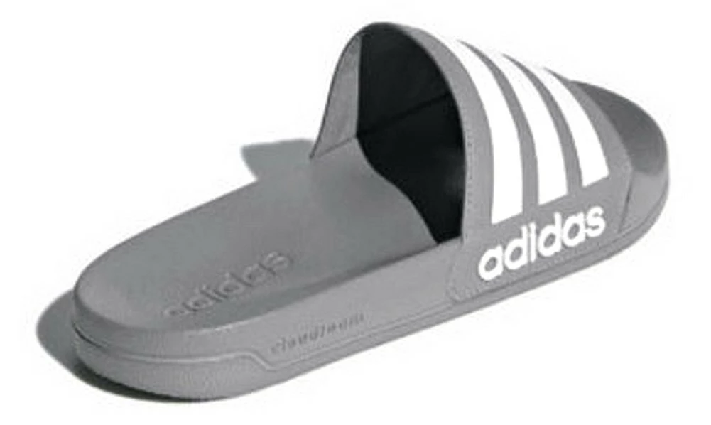 Adidas Mens Adilette Shower Locker Slide Shoe Water Sandal Gray/White GY1891 4 Adidas Mens Adilette Shower Locker Slide Shoe Water Sandal Gray/White GY1891 - Image 2