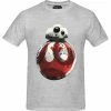 Star Wars Rebel BB-8 Astro Droid Graphic T-Shirt Tee Shirt Last Jedi BB-8 SG