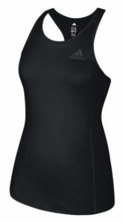 Adidas Women's Performer Baseline Training Tank Top Workout Exercise Black