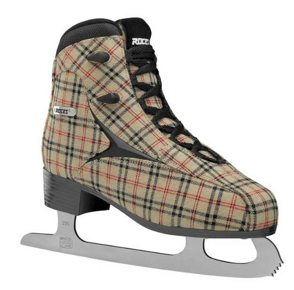 Roces Women's Brits Figure Ice Skate Superior Italian Sand Plaid 450557 00010 3 Roces Women's Brits Figure Ice Skate Superior Italian Sand Plaid 450557 00010
