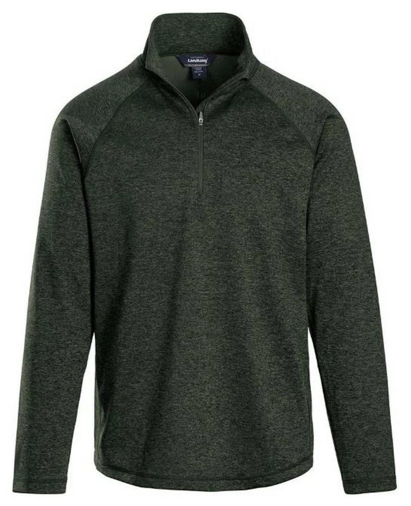 Landway Men's Alpha Heathered 1/4-Zip Pullover Shirt Athletic Color Option CL-39 3 Landway Men's Alpha Heathered 1/4-Zip Pullover Shirt Athletic Color Option CL-39