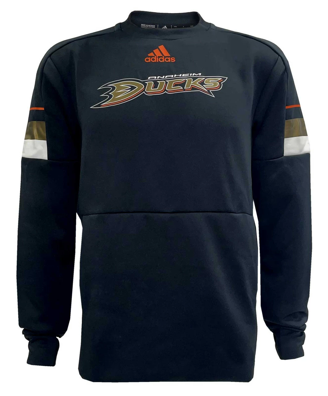 Adidas Men's NHL Anaheim Ducks Sweatshirt Hockey California Zip Pockets (M) 3 Adidas Men's NHL Anaheim Ducks Sweatshirt Hockey California Zip Pockets (M)