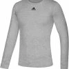 Adidas Creator Long Sleeve Tee Shirt Climalite TShirt Gray EK0130 -Baseball Cap Sales Shop ek0130 1 82519.1675277728.1280.1280