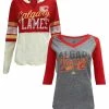 Adidas Women's NHL Calgary Flames Hockey (2 Pack) V-Neck Tees T-Shirt (S) -Baseball Cap Sales Shop flames1 1 65528.1667489901.1280.1280