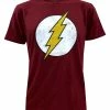 Rex Men's The Flash Lightning Bolt Logo Short Sleeve Cotton Graphic Tee � Red -Baseball Cap Sales Shop flashredyellow 1 52853.1667491967.1280.1280
