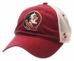 Zephyr Hats NCAA Florida State Seminoles Washed Trucker Snapback Baseball Cap