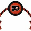 Pets First Philadelphia Flyers Rubber Hockey Puck And Tough Rope Pet Toy � Black -Baseball Cap Sales Shop fly 3233 1 83159.1667488649.1280.1280