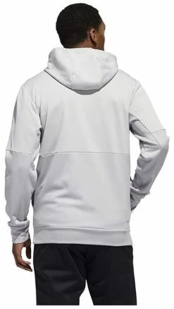 Adidas Men's Team Issue Training Pullover Hooded Sweatshirt � Gray/White -Baseball Cap Sales Shop fq0153 2 47603.1667488512.1280.1280