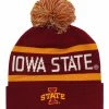 The Game Fine Gauge Knit Hat W/ Pom Knit Cap School Colors Iowa State University -Baseball Cap Sales Shop g166 b000115 1 40122.1675809749.1280.1280