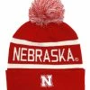 The Game Fine Gauge Knit Hat W Pom Knit Cap School Colors University Of Nebraska -Baseball Cap Sales Shop g166 b000116 1 06216.1675809751.1280.1280