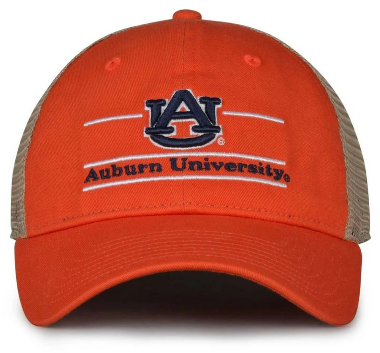 The Game Auburn University Tigers AU Logo Split Bar Adjustable Cap � Orange 3 The Game Auburn University Tigers AU Logo Split Bar Adjustable Cap � Orange