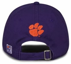 The Game Clemson University Tigers Paw Logo Bar Design Adjustable Cap � Purple -Baseball Cap Sales Shop g19 csp00088 2 13381.1667488373.1280.1280