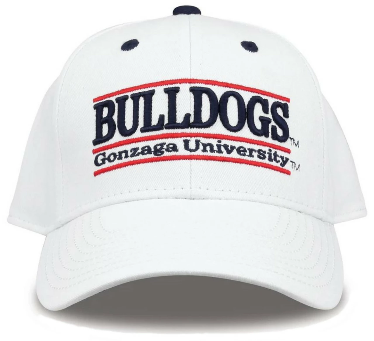 The Game Gonzaga University Bulldogs Embroidered Bar Adjustable Snapback Cap 3 The Game Gonzaga University Bulldogs Embroidered Bar Adjustable Snapback Cap