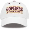 The Game University Of Minnesota Gophers Embroidered Bar Adjustable Cap - White -Baseball Cap Sales Shop g2036 000087 1 09659.1667488997.1280.1280
