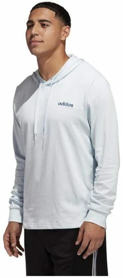 Adidas Men's Essentials Lightweight Pullover Hooded Sweatshirt Sky Tint/Royal -Baseball Cap Sales Shop gd5062 3 51045.1667489088.1280.1280