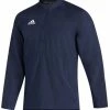 Adidas Men's Aeroready Sideline 21 Woven ? Zip Long Sleeve Pullover Top