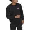 Adidas Men's Essentials Feelcozy Fleece Sweatshirt Crew Sweater GV5295 Black -Baseball Cap Sales Shop gv5295 1 60632.1675362174.1280.1280